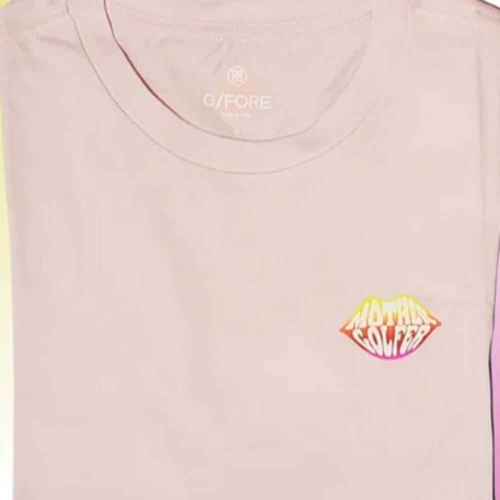 G/Fore Mother Golfer Tee in Blush Limited Edition NWT